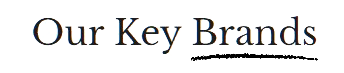 key brands