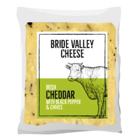 BrideValleyCheeseIrishCheddarwithBlackPepper_Chives120g_5000x